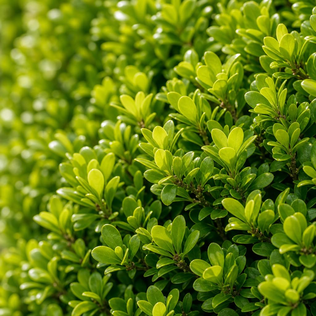 Bosso giapponese | 10 grandi vasi da 10 cm | Buxus Microphylla | Siepe formale sempreverde a bassa manutenzione