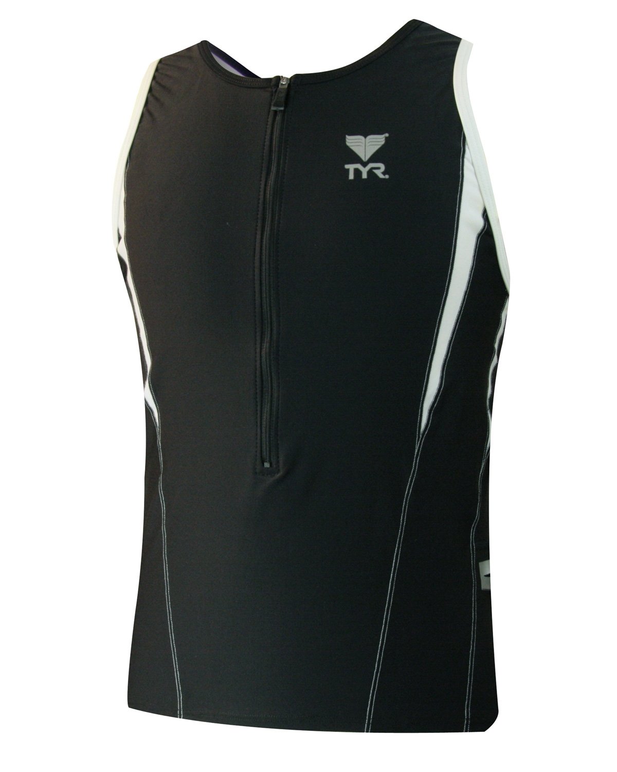 TYR Multisport - Canotta Divisa da Uomo con Chiusura Lampo