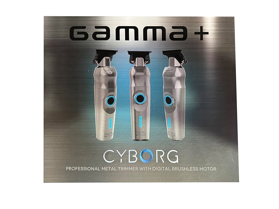 GAMMA+ Cyborg Professional Men's Hair Clipper with Brushless