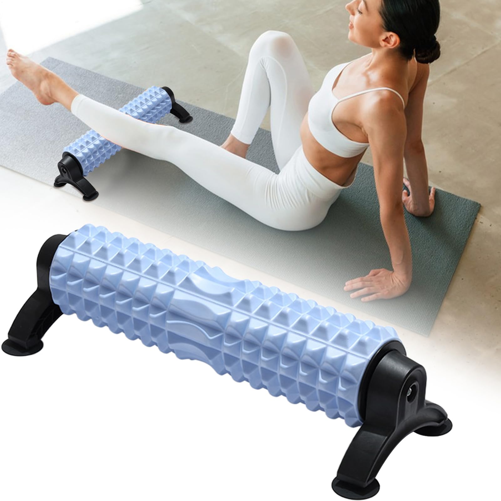 Foam Roller Strumento Atletico da Massaggio Profondo Corpo Intero | Rullo Massaggio EVA Fitness Esercizio Post Allenamento Di Yoga E Pilates