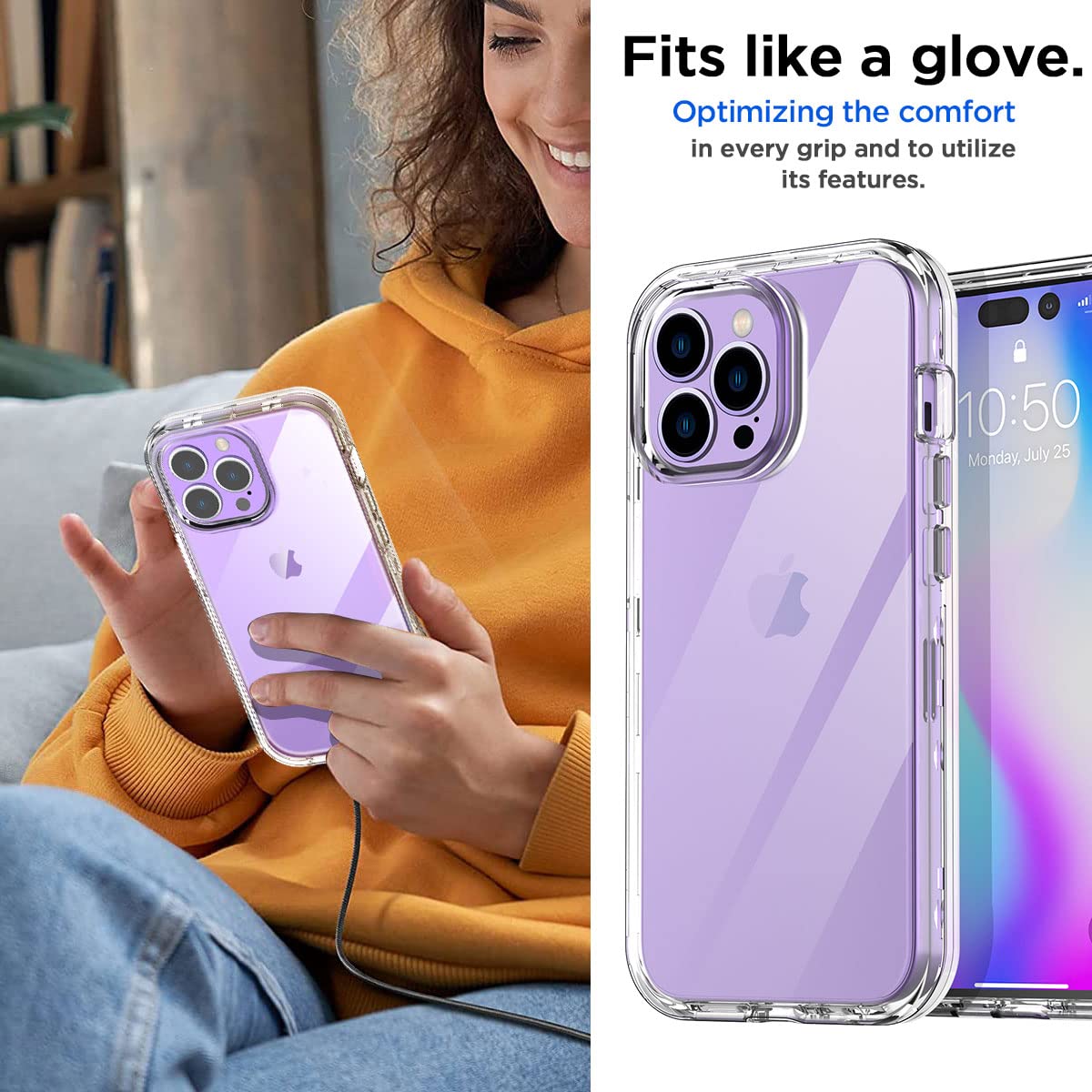 Amazon.co.jp: AICase iPhone 14 Pro Max用 クリアケース (6.7