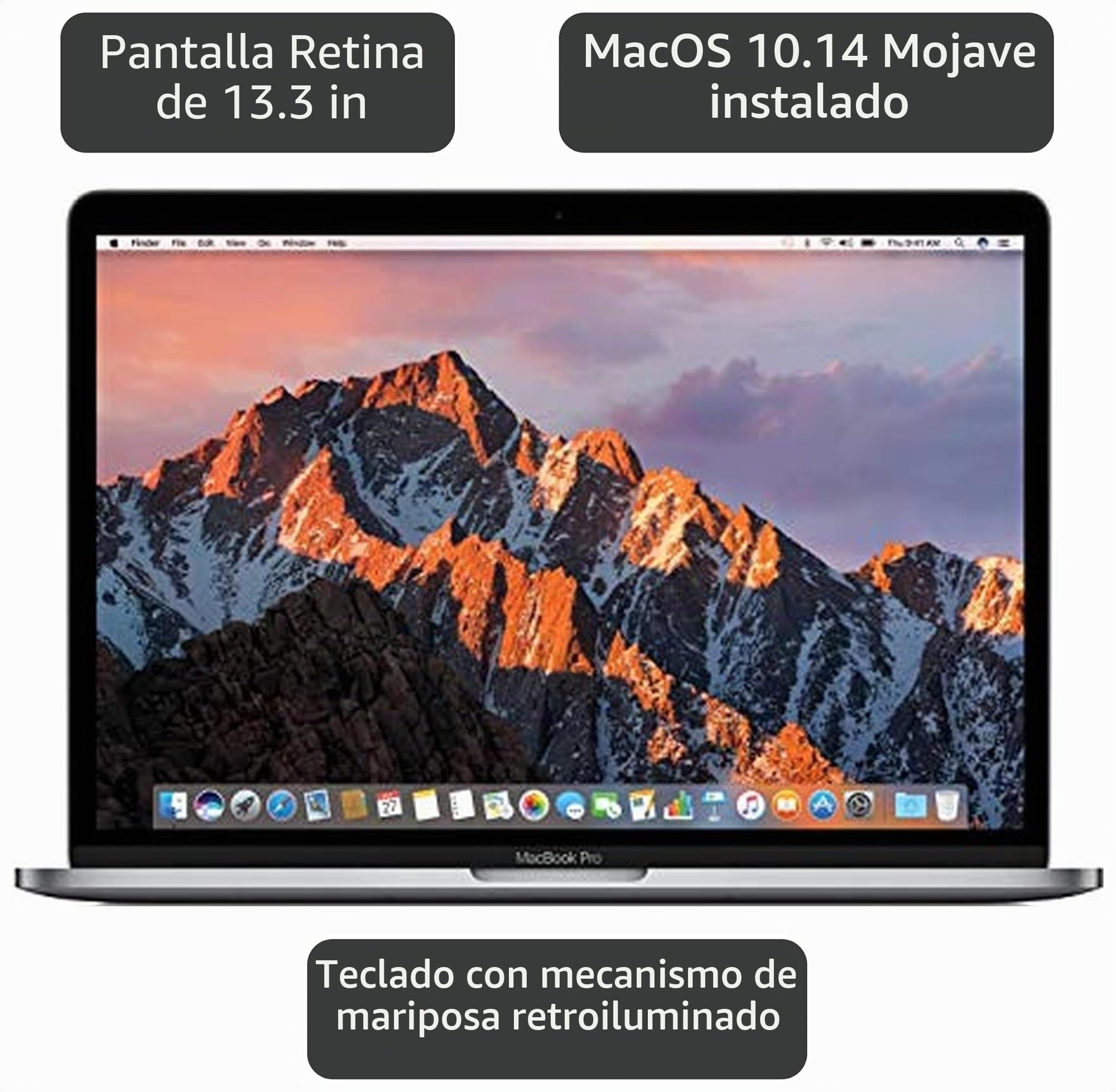 Amazon.com: Apple MacBook Pro 13 pulgadas 2.3GHz Core i5, 256GB