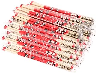 PINGEUI 800 Pairs 7.6 Inch Bamboo Chopsticks Disposable, Individually Packaged Disposable Chopsticks Round, Solid Chopstick Bulk Can Be Used for Noodles, Sushi, Dumplings and Other Foods