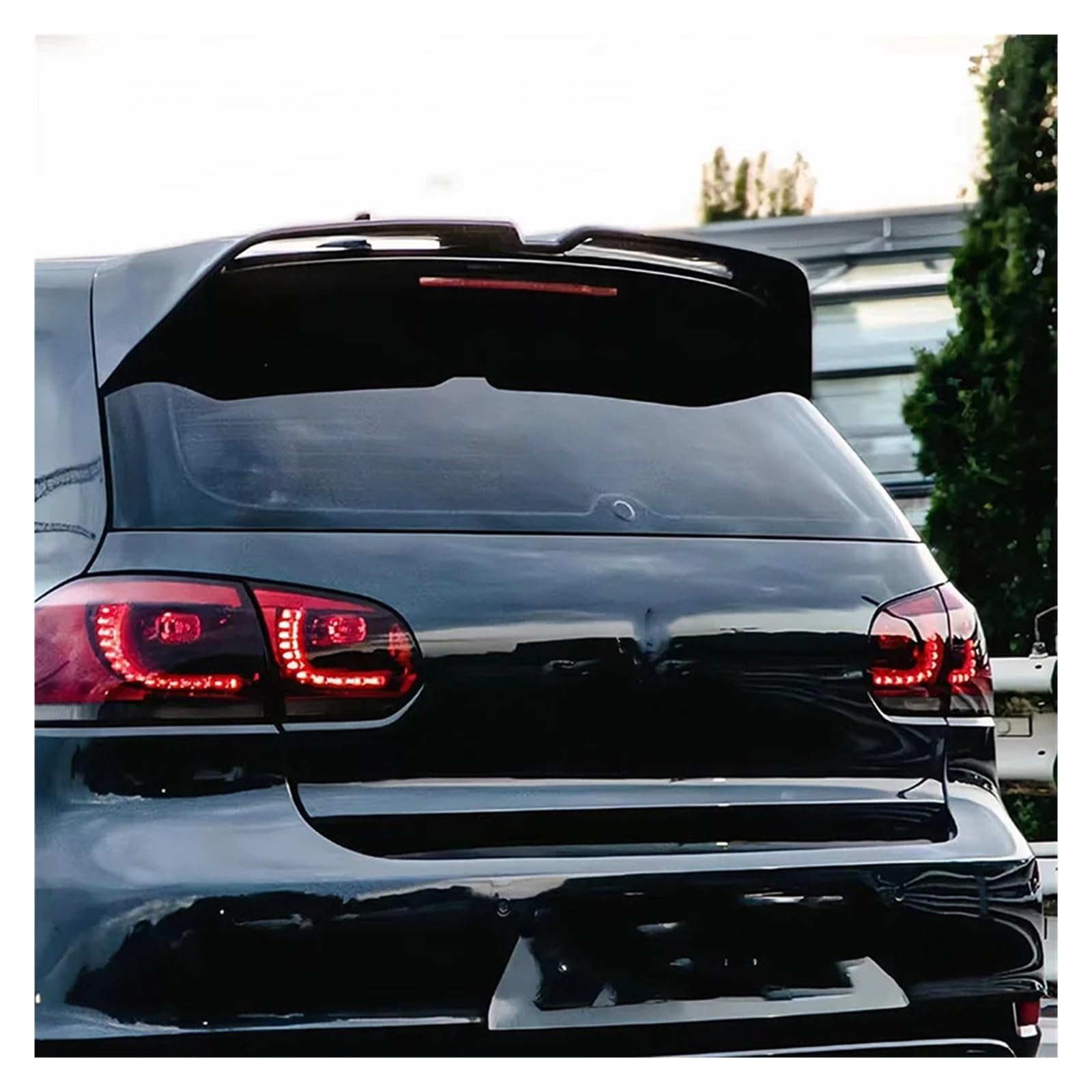 Kompatybilny z VW Golf 6 Golf Mk6 TSI TDI 2009-2013 Oettinger Style tylny bagażnik samochodowy Spoiler dachowy Splitter spojler skrzydło zestawy karoserii Tuning samochodu