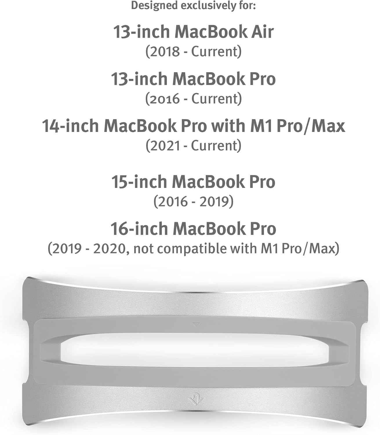 60% оƒƒ Dіѕсоunt Twelve South BookArc for MacBook | Space-Saving Vertical Desktop Stand for Apple notebooks (Silver) Newest Version