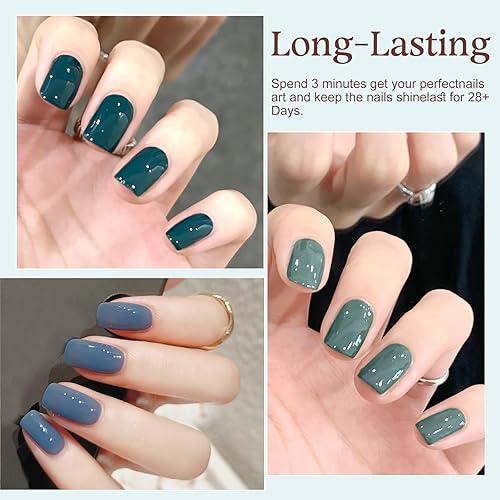 Miniatura 4 de Juego de esmaltes de uñas de gel de 6 colores, diseño popular de arte de uñas, manicura LED, bricolaje, salón de belleza, regalos para mujeres y