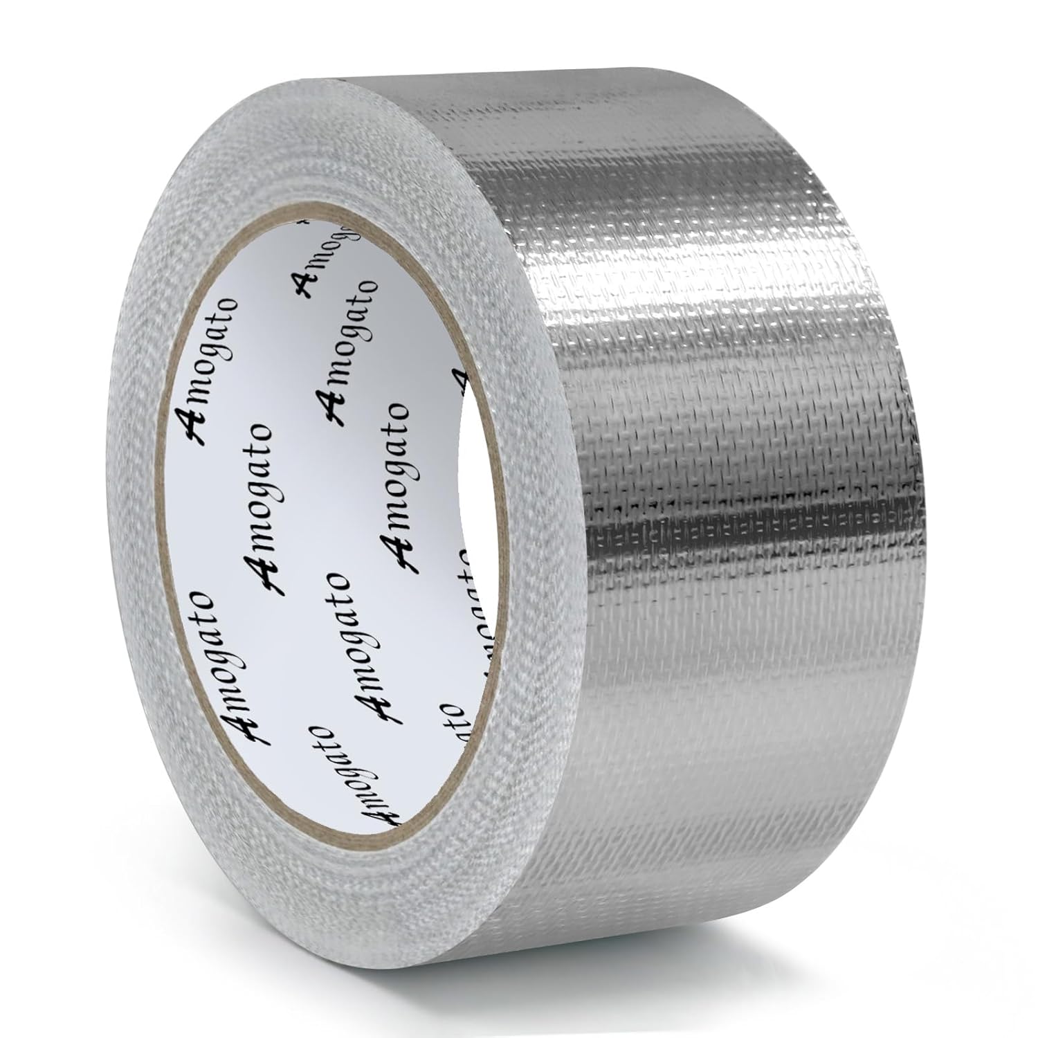 Fiberglass Aluminum Foil Tape 2 inch x 66 Feet - High Heat Resistant (500°F) for Exhaust Pipe Repair, Muffler, Automotive & HVAC Duct Sealing - Heavy Duty, Flame Retardant, Easy Tear