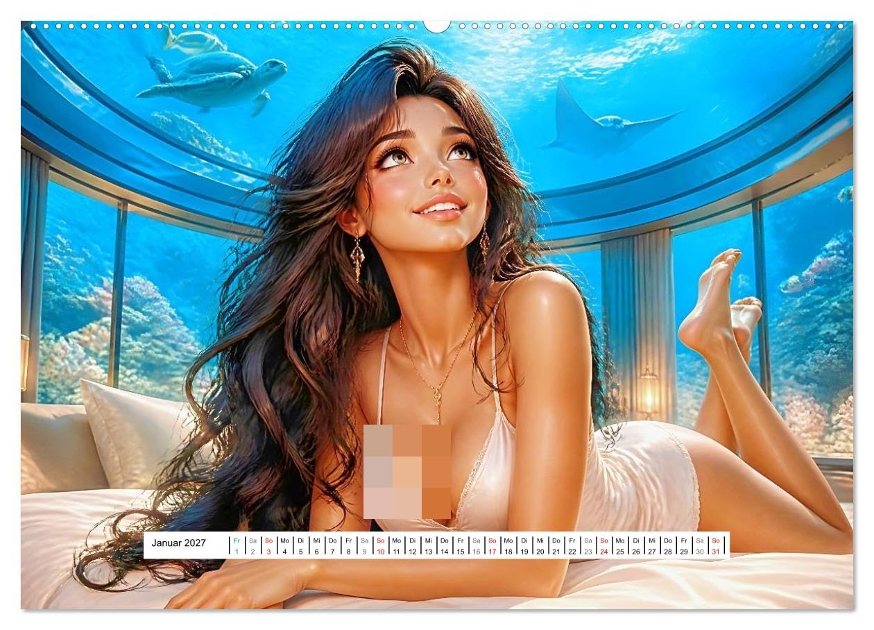 CALVENDO · Valentina - Dort schlafen, wovon (Kalender 2027) | DIN A2 Querformat · Wandkalender · außergewöhnlichsten Unterkünfte der Welt, von der Unterwasser-Suite bis zur Klippen-Kapsel