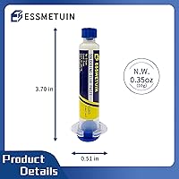 Vista 2 de Pasta de fundente de soldadura sin limpieza, fundente de soldadura para soldadura fuerte de tubos de cobre, soldadura de estaño, flujo de soldadura