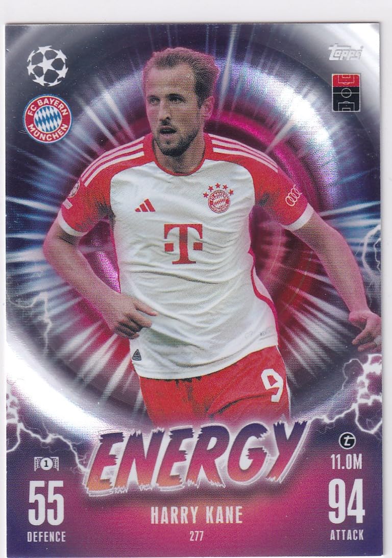Match Attax Extra 2023 2024 Harry Kane Energy Trading Card
