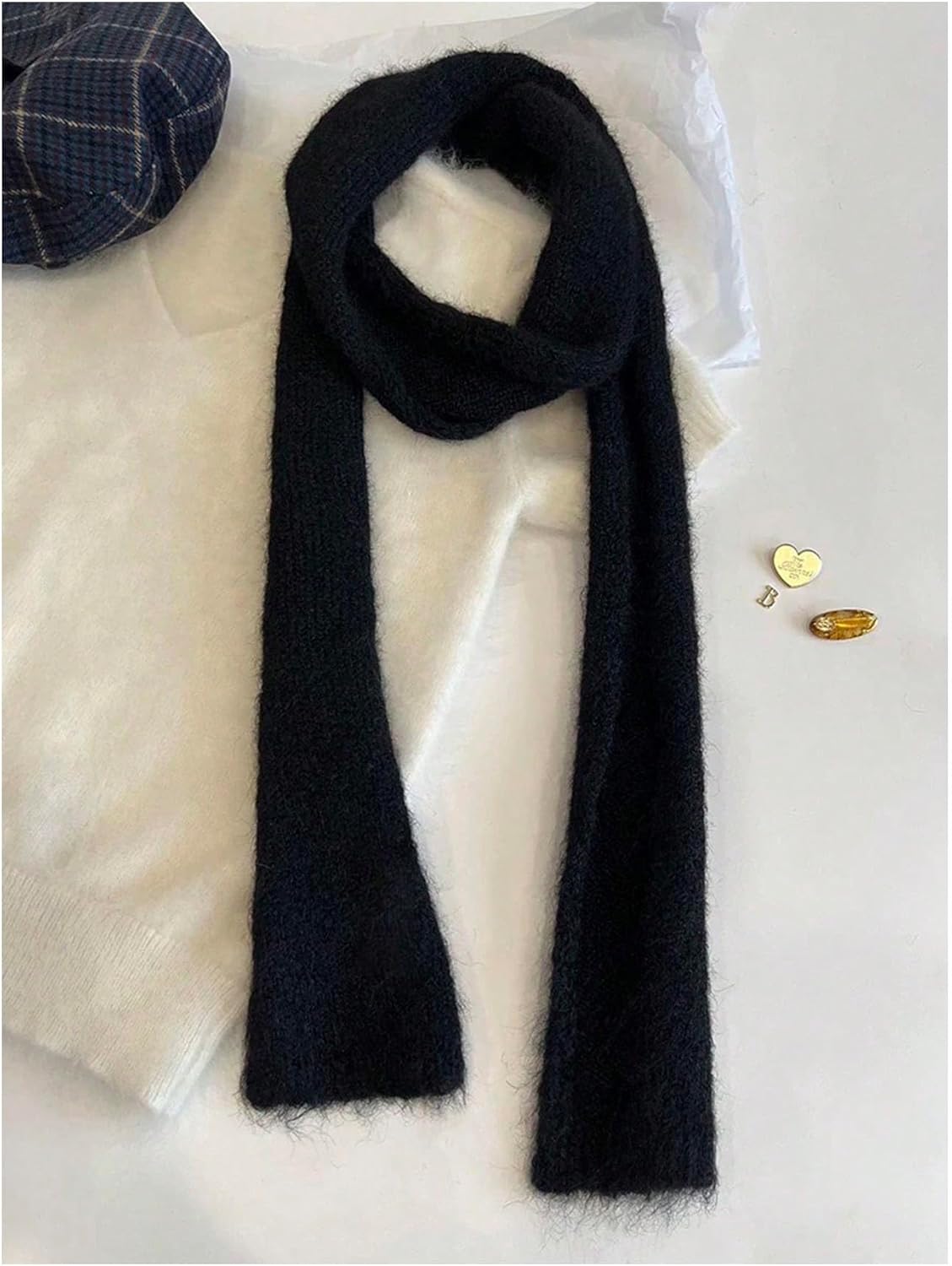 Verdusa Women's Knitted Neck Scarf Soft Winter Warm Scarves Long Shawl Wraps - Image 2