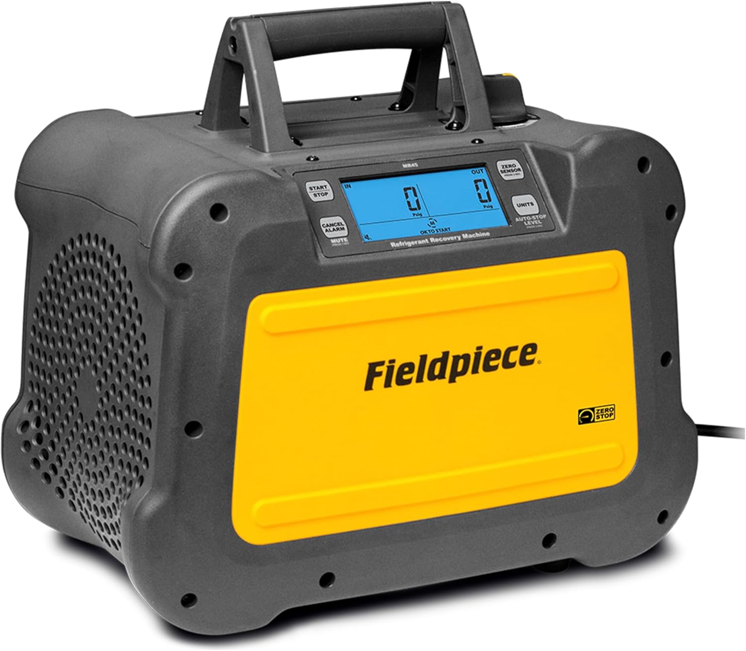 Fieldpiece - MR45 Lightweight Digital Refrigerant Recovery Machine - Wide Operating Voltage with Easy Access Ports - A2L Compatible