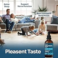 Vista 5 de Magnesium Complex Plus 2 fl oz Liquid Drops - Advanced Magnesium Citrate, Glycinate, L-threonate with Vitamins B6, D, C Supplement - High Potency