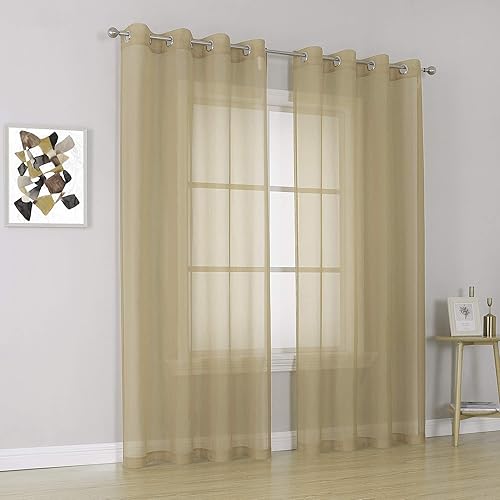 Miniatura 9 de 2 paneles con ojales en la parte superior.