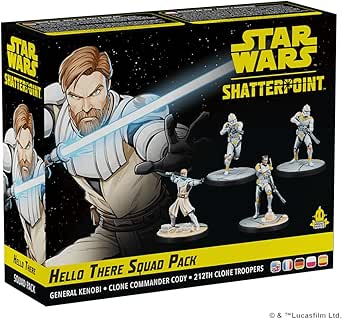 Atomic Mass Games | Star Wars Shatterpoint: Hello There General OBI-WAN Kenobi | Expansión | Estrategia | A Partir de 14 Años | para 2 Jugadores | 90 Min por Partida | Multilenguaje (Incluye Español)