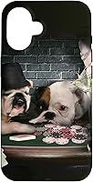 Vista 31 de Funda divertida para iPhone 12/12 Pro Dog Dogs Play Cards
