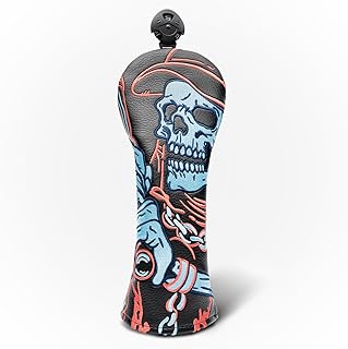 Golf Club Head Covers,1pc Hybrid Golf Headcovers for Woods, PU Leather with Advanced Embroidery for Most Brands