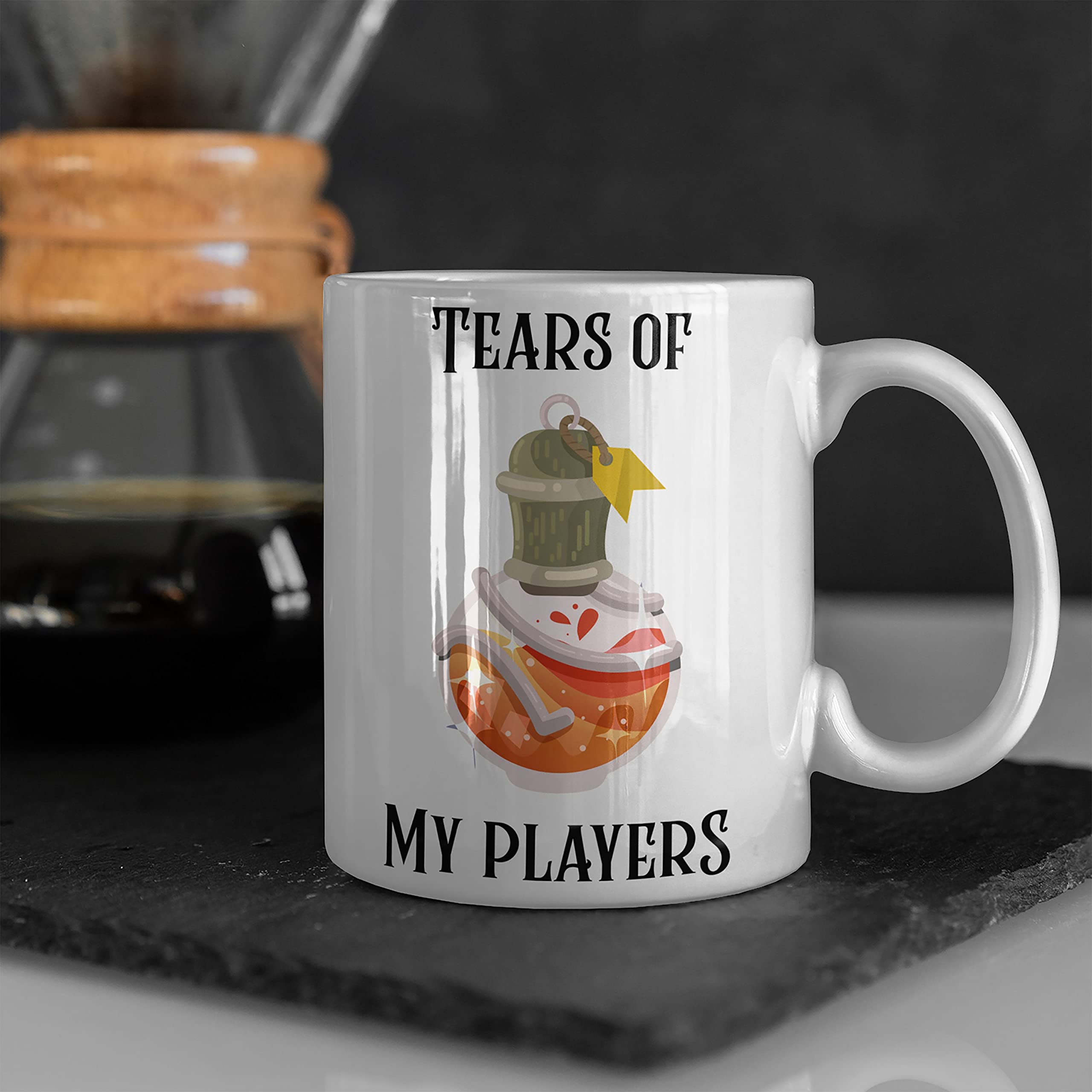 874Coffee Mug Vanify Dungeon Master Tears of My Players Tabletop Gaming, Ceramic Mug Funny Ceramic Tea Cup Large Tea Mug for Gift Boy Kitchen 330 Ml