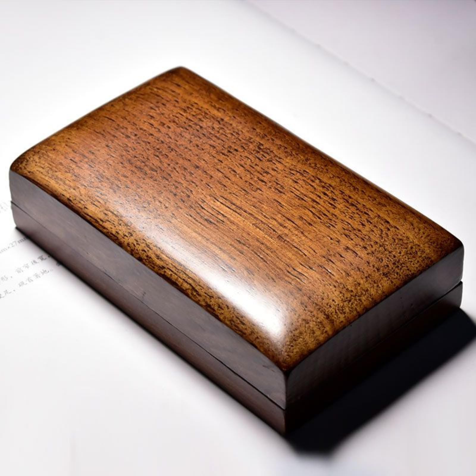 Avec coffret cadeau Pierre à encre Ornement de style antique 12,5 cm 12,4 cm, fournitures d'écriture de style chinois