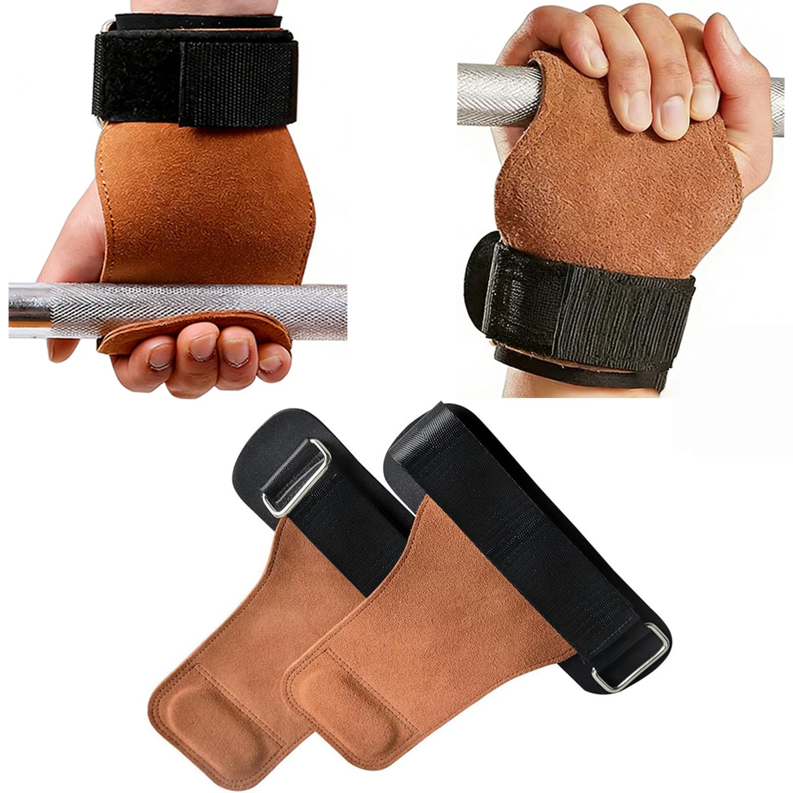 PERSENTU Weight Lifting Wrist Straps,Power Lifting Straps Enhanced Grip