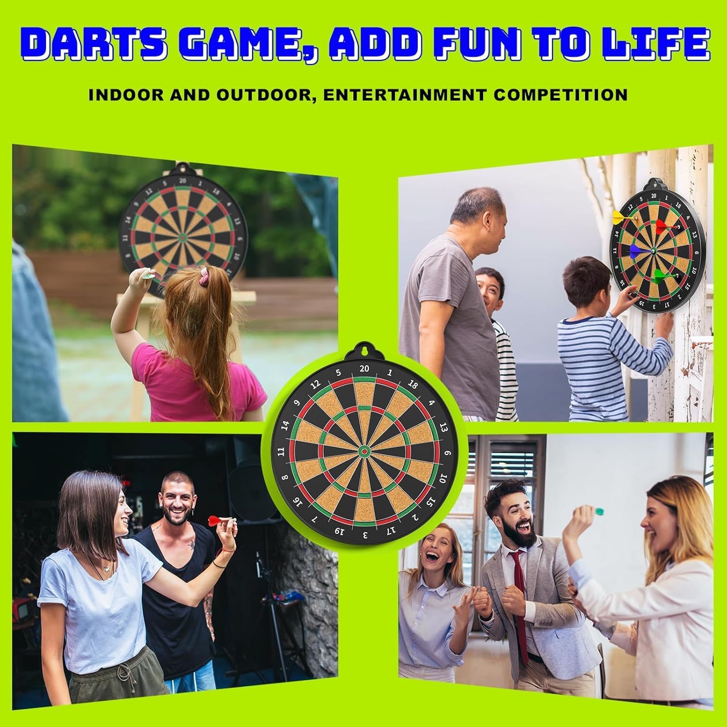 Magnetic Dart Board for Kids Indoor Outdoor Kids Games and Party Games, Christmas Birthday Gifts Toys for Boys Age 3-12 - Image 5