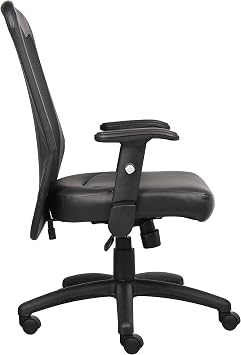 Boss Office Products B580 Boss Web Chair, Black/Black, High-Back