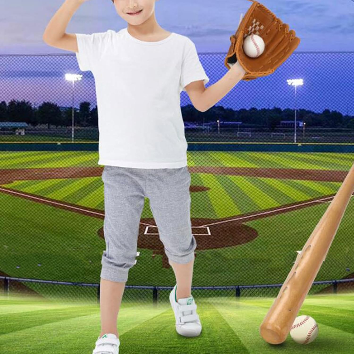 Sport Baseball Glove, Softball Glove, Catchers Mitt for Young and Adult Players Who Practice and Play Regularly