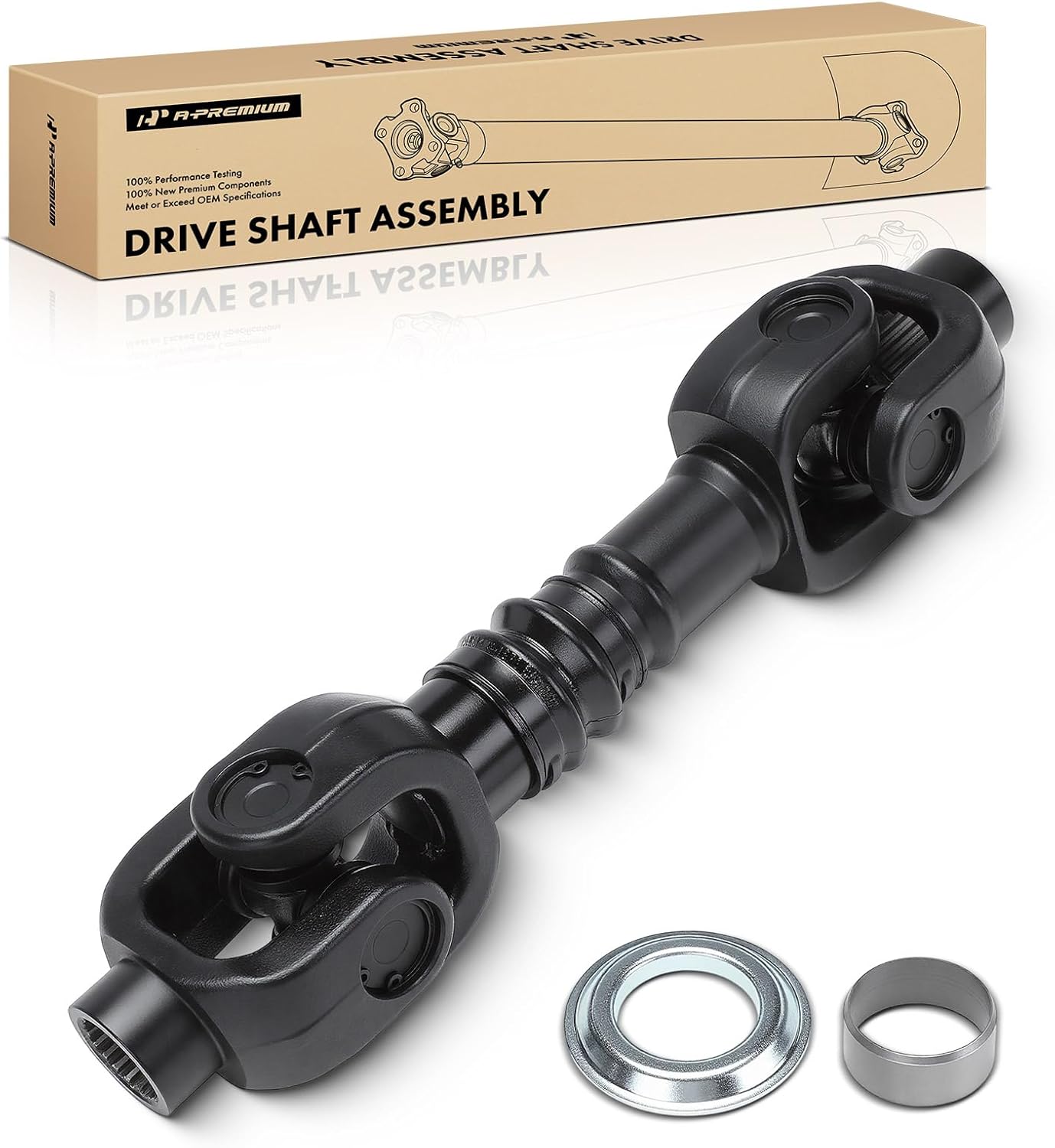 A-Premium Rear Complete Drive Shaft Prop Shaft Driveshaft Assembly Compatible with Can-Am Maverick 1000 1000R 2013-2018, MAX 1000R 2014-2018, Ski-Doo Maverick 1000, Ski-Doo Maverick Max 1000R
