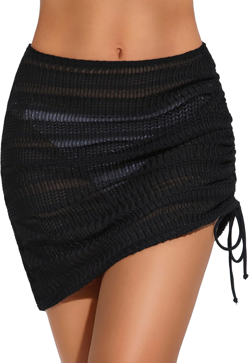 Tournesol Women's Sarong Coverups Short Drawstring Wrap Skirt S-XXL