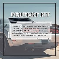 Vista 6 de Rejillas de ventana trasera para Challenger 2008 2009 2010 2011 2012 2013 2014 2015 2016 2017 2018 2019 2020 2021 2022 2023 2022 2020 2023 2022 2020