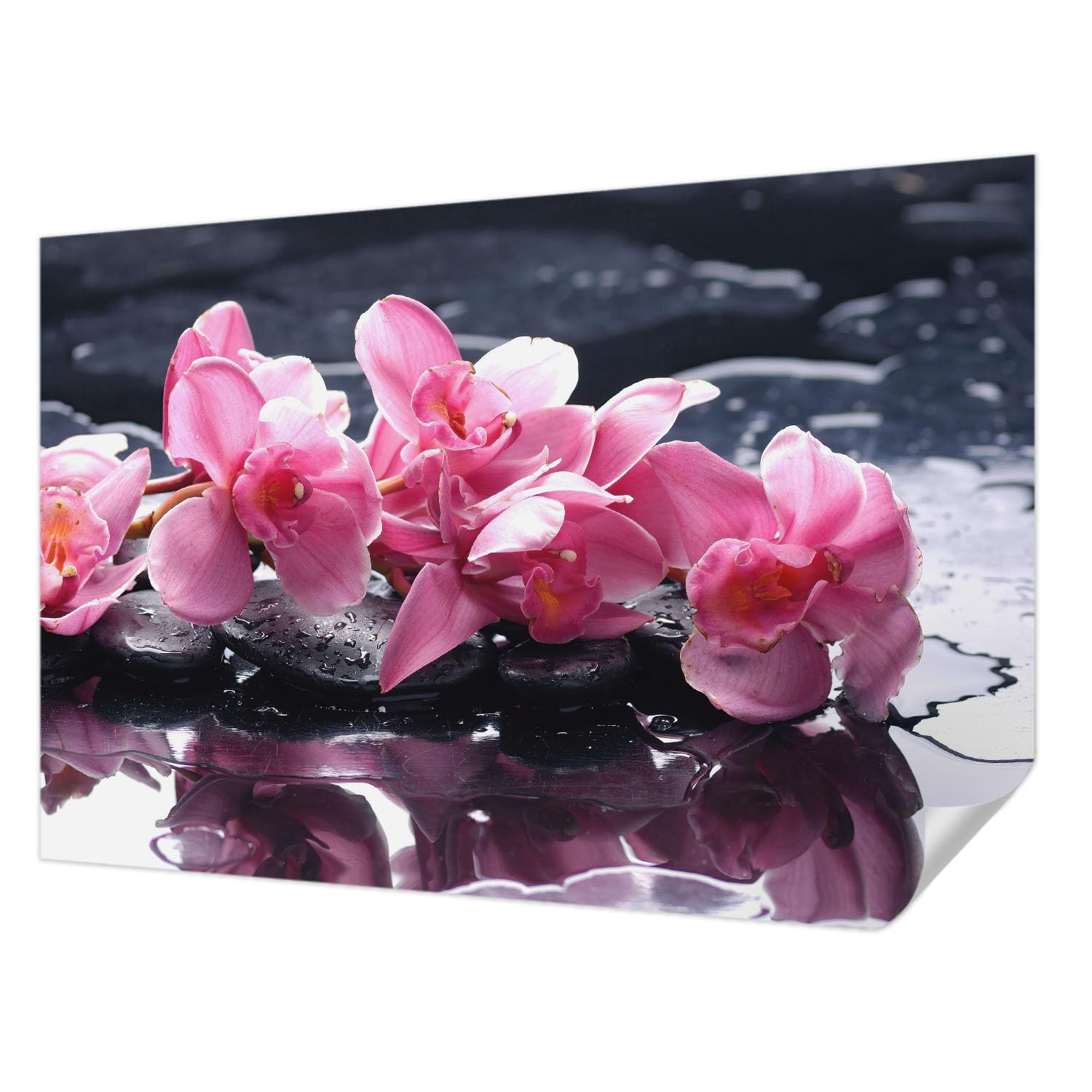 Tapisserie murale autocollante haute qualité Tulup au design d'élégance florale