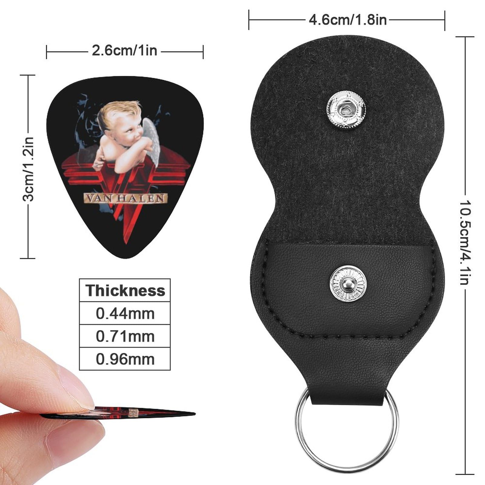 Amazon | Van Halen ヴァン・ヘイレン ギターピック 6枚 ギター