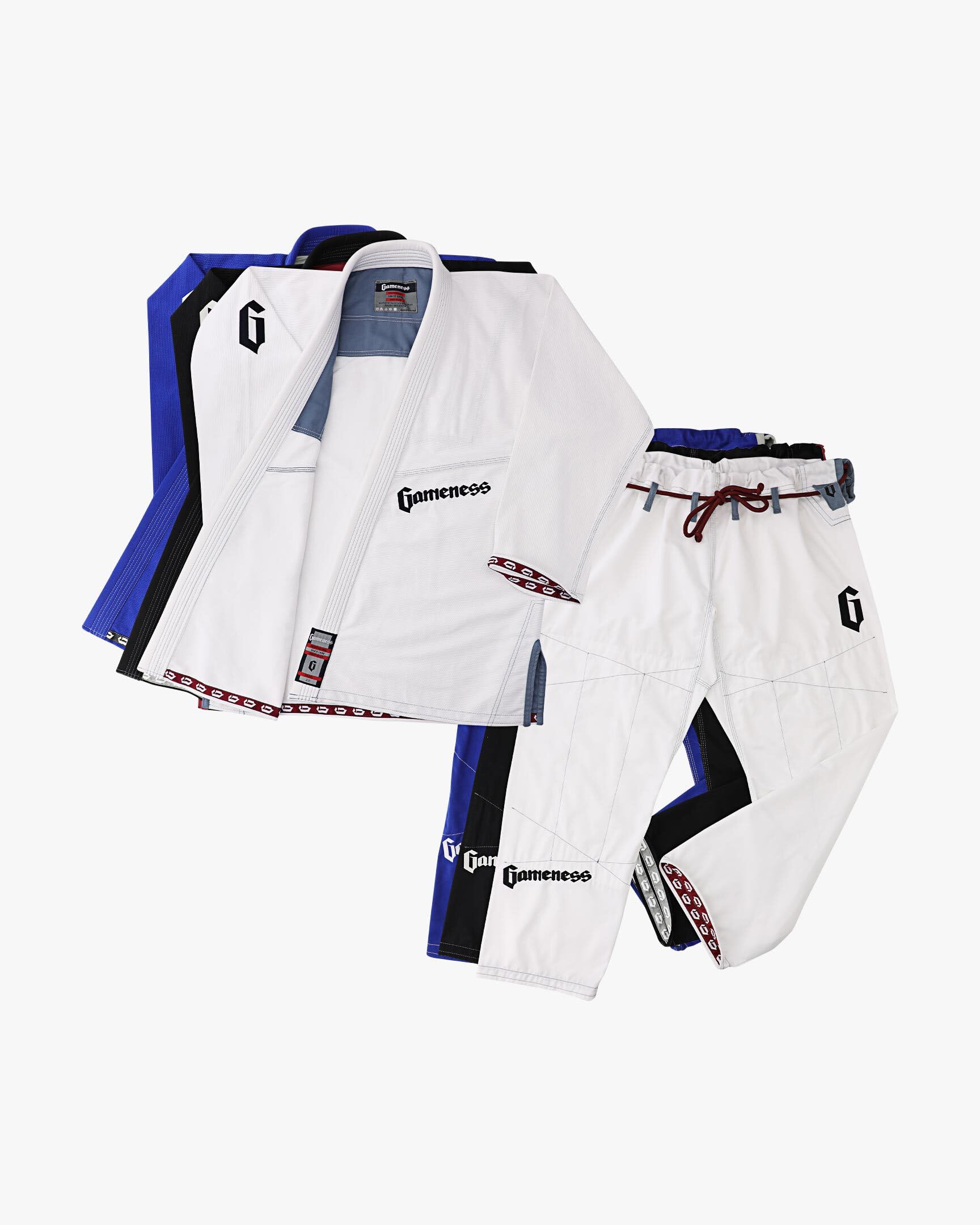 Gameness Male Jiu Jitsu Pearl Gi 2.0 | BJJ Gi Black A2S