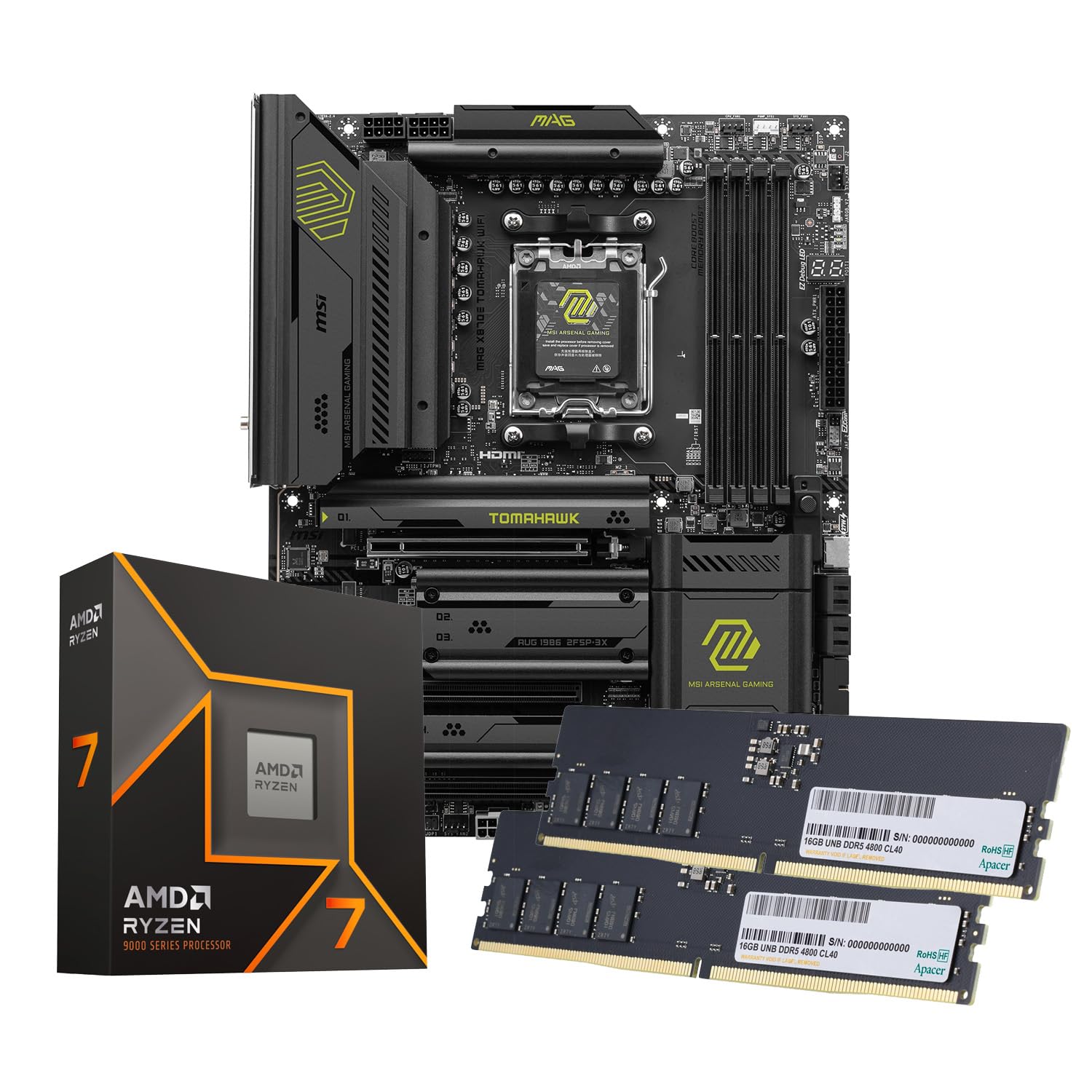 Amazon | アスク(ASK) MSIxAMD スペシャルタッグ (9700X) 2026 Ryzen 7