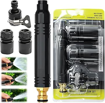 Home High Pressure Car Wash Water Gun, 2026 Upgraded Home High Pressure Car Wash Water Gun with Featuring A Powerful Nozzle,Multipurpose Car Washer Nozzle for Car Cleaning Garden Plant Watering