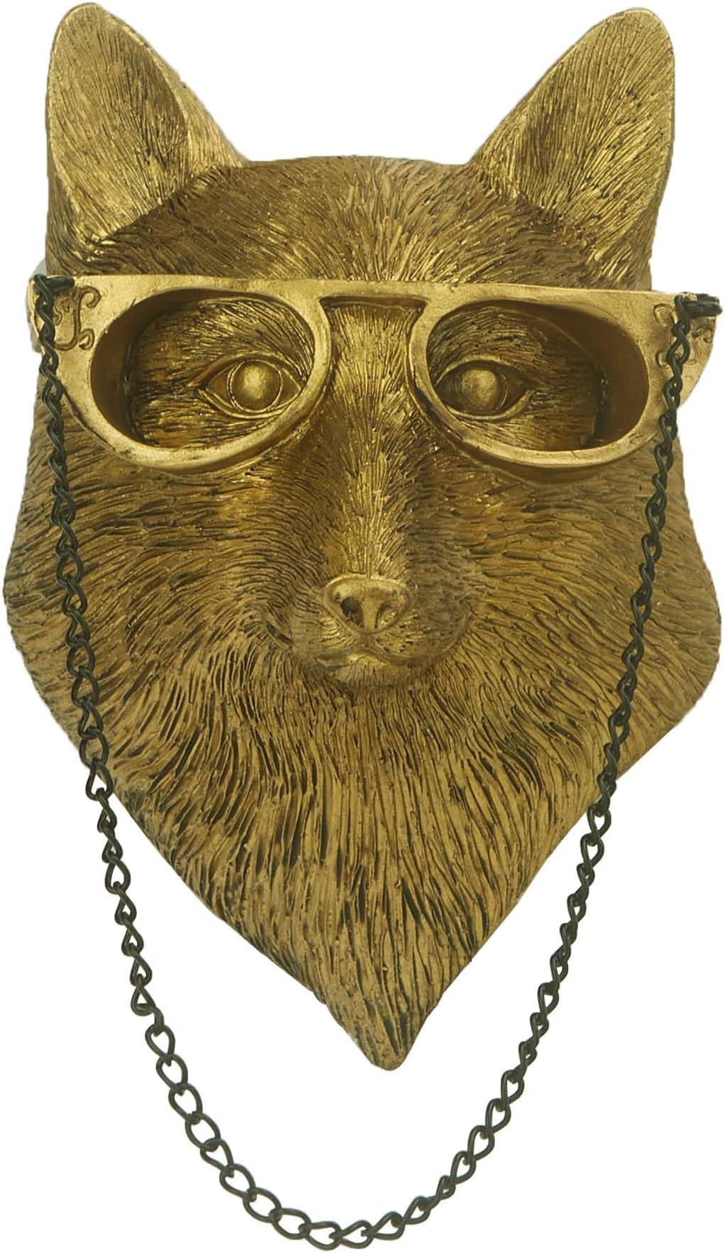 JuedawyalAnimal Head Wall Art Decor,Rabbit Head Resin Animal Wall Art Decor Bronzed Wall Hanging Ornaments Art Wall Sculptures Home Decoration Statue Gifts for Living Room Bedroom