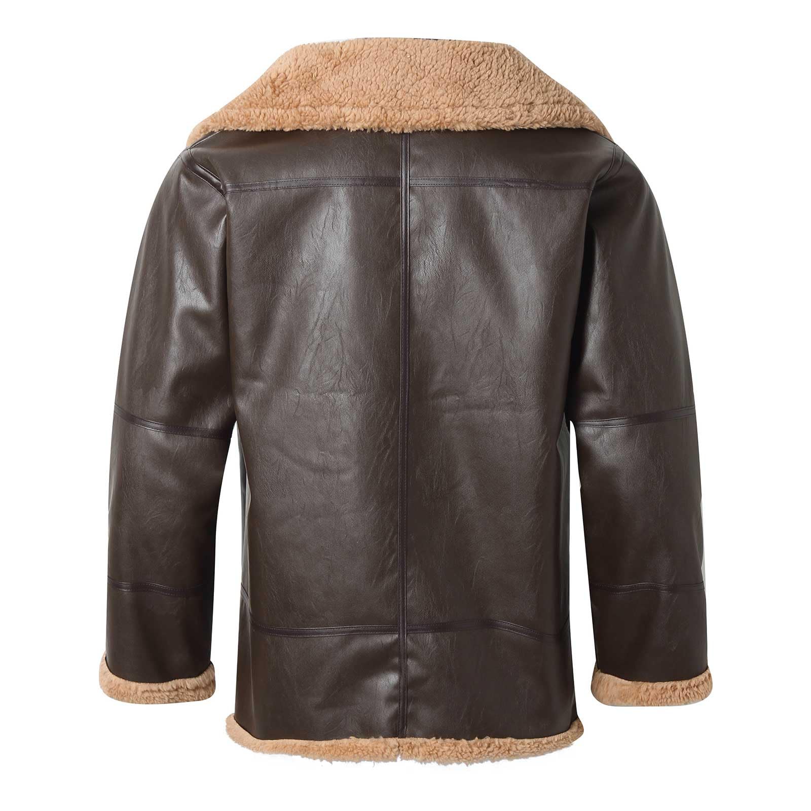 Męska skórzana kurtka motocyklowa slim fit, zamek błyskawiczny, kurtka motocyklowa, vintage, wiatrówka, kurtka rekreacyjna, kurtka outdoorowa, męska klasyczna kurtka przejściowa