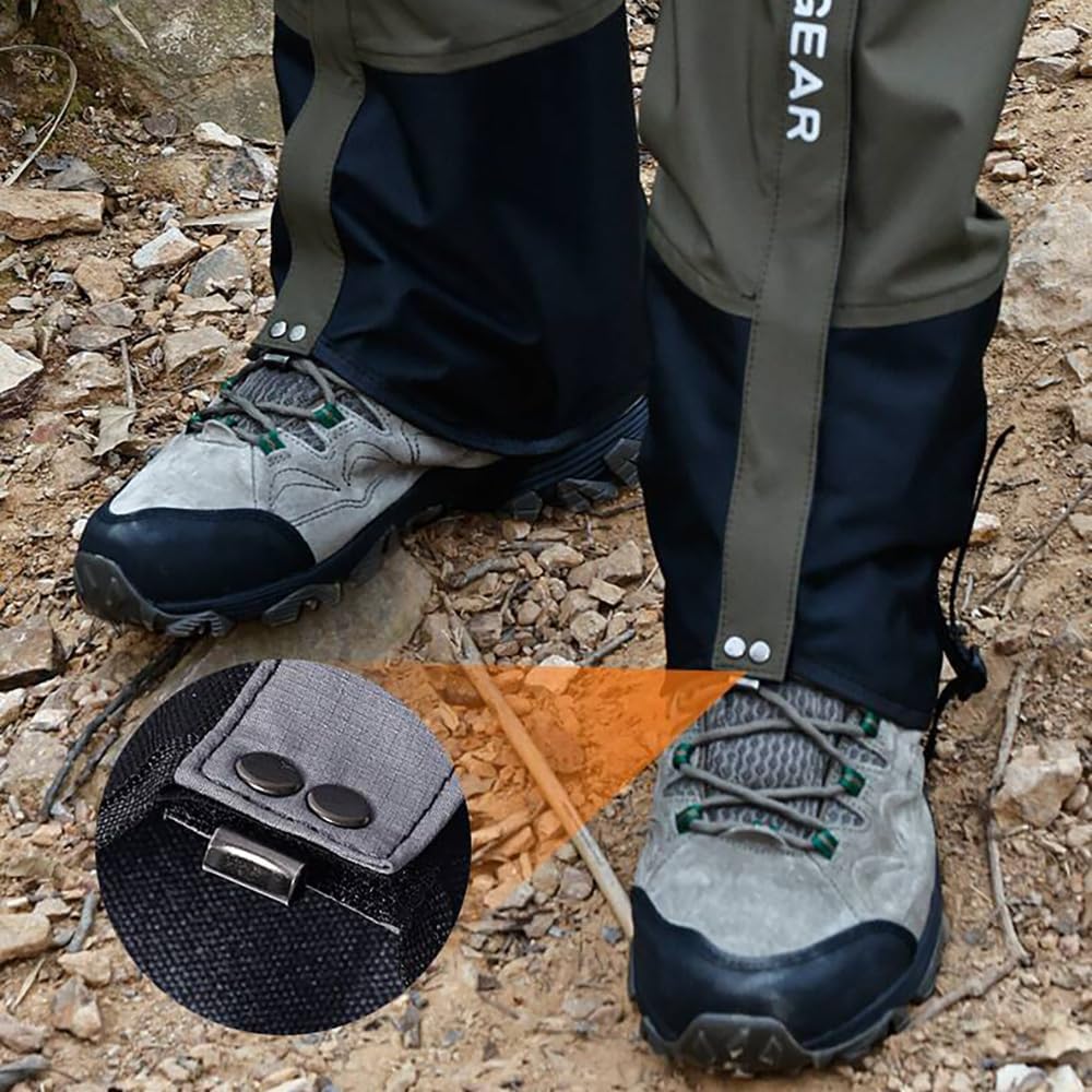 Unisex Waterproof Gaiters for Hiking Lightweight Leg Gaiters for Hiking Walking Climbing Hunting Skiing - Image 4