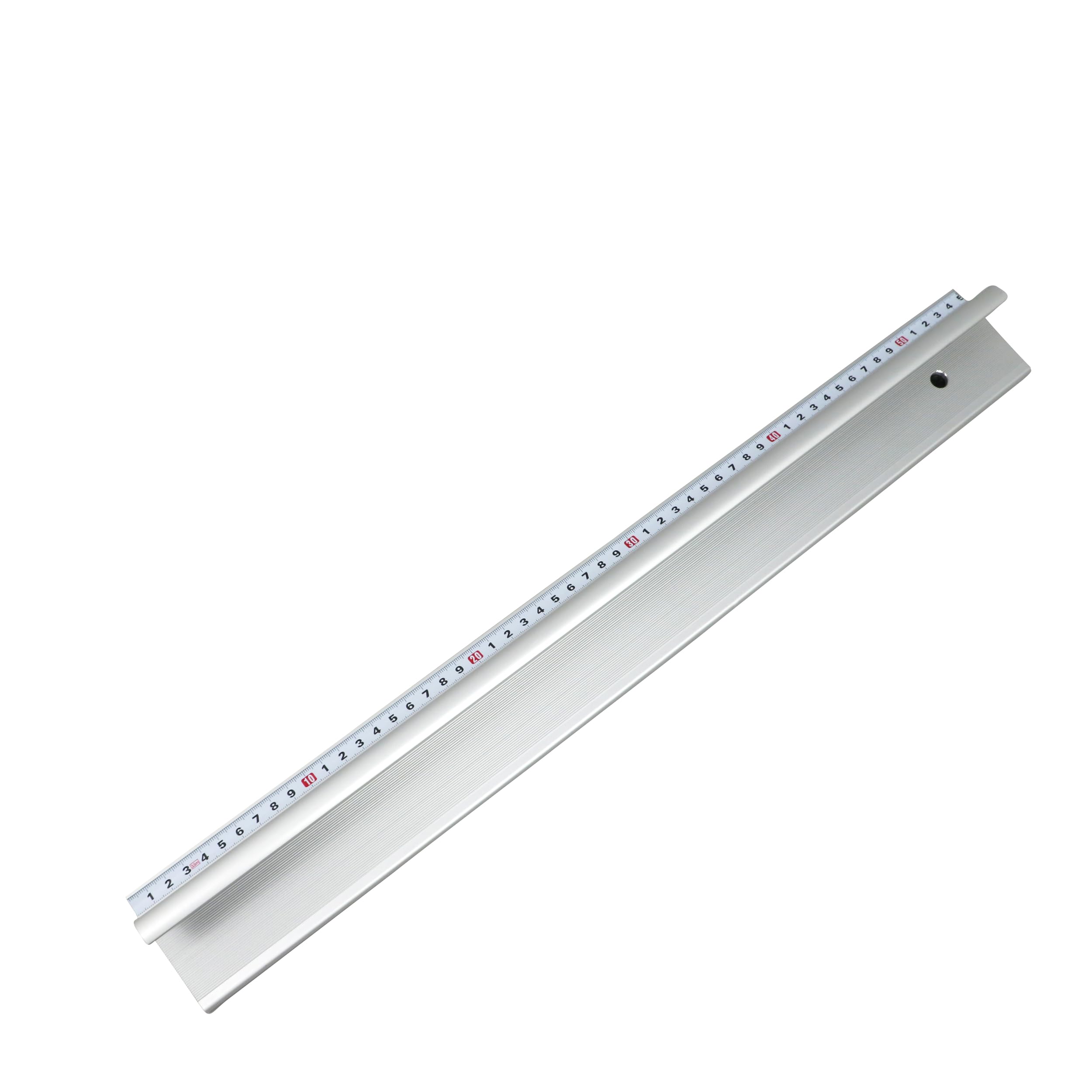 SPRINTIS Schneidelineal 55 cm, Aluminium, Sicherheitslineal mit Fingerschutz, Stahlkante und Anti-Rutsch-Beschichtung für präzise Schnitte