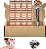 Razor replacement set for men, 2026 new wet razor men with replacement blades, ultra-sharp stainless steel blades, ergonomic design for a gentle shave(48)