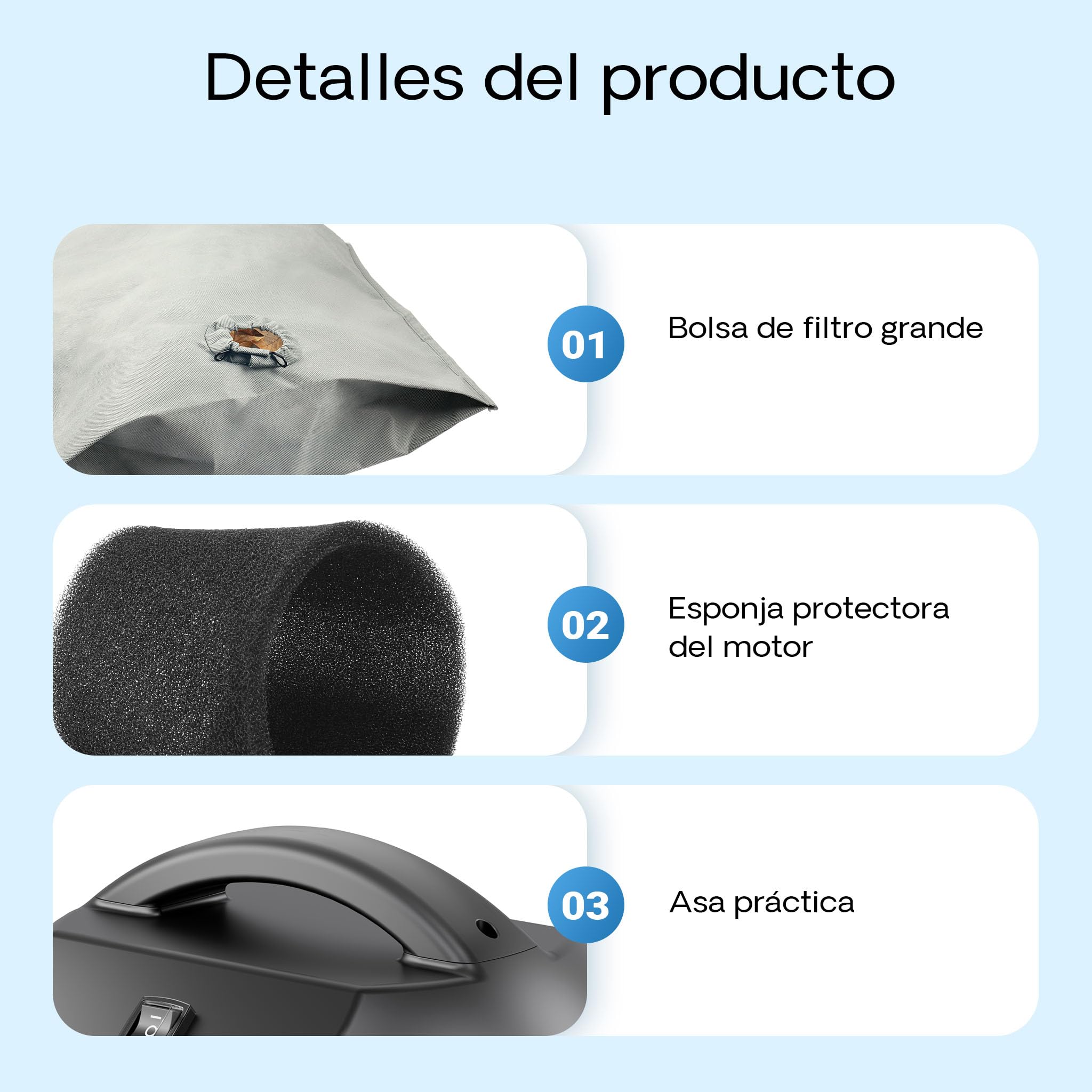 Aspirador Fondo estanques Aspira Lodos Limpiafondos Estanques Piscinas 1400W Vaciado automático