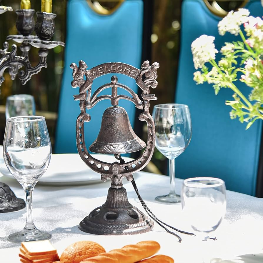 呼び鈴 カウンターベル 卓上 ベル チャイム アンティーク インテリア 置物 Amazon.co.jp: Sungmor 呼び鈴 卓上 ベル チャイム テーブル