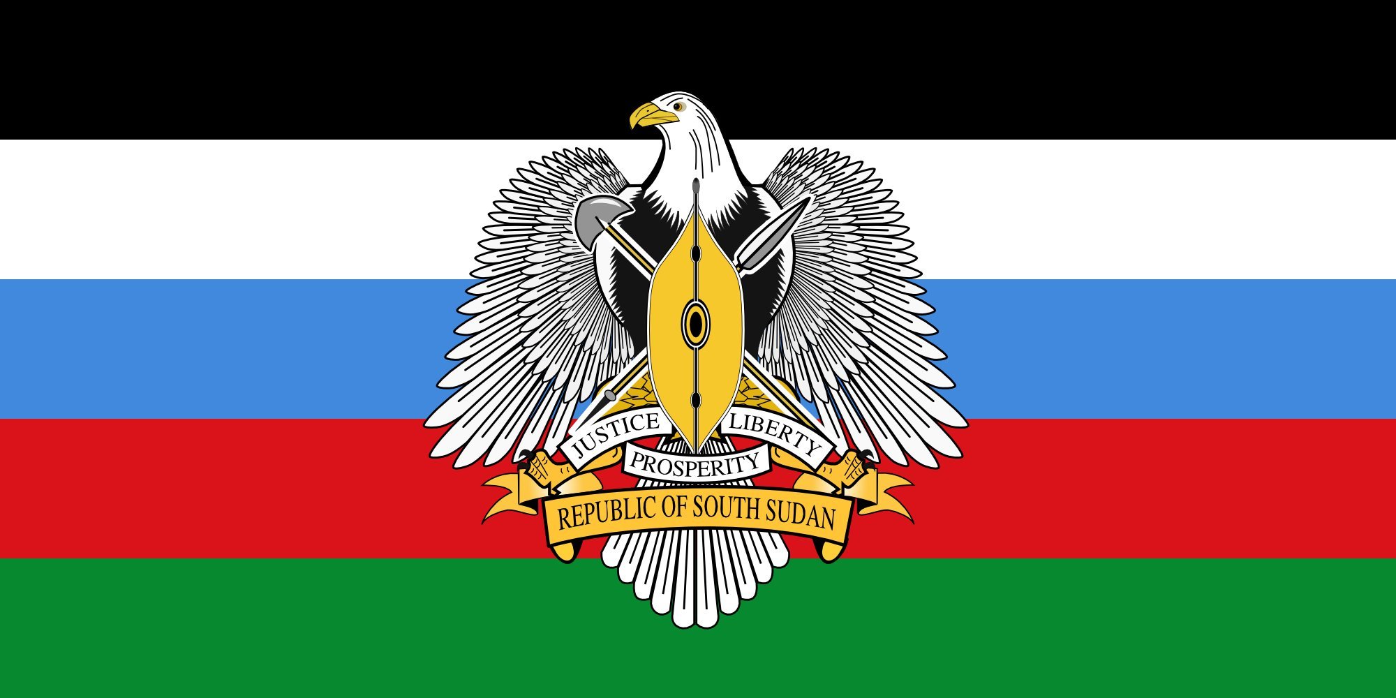 Drapeau Large South Sudan Independence Day grand pavillon commémoratif