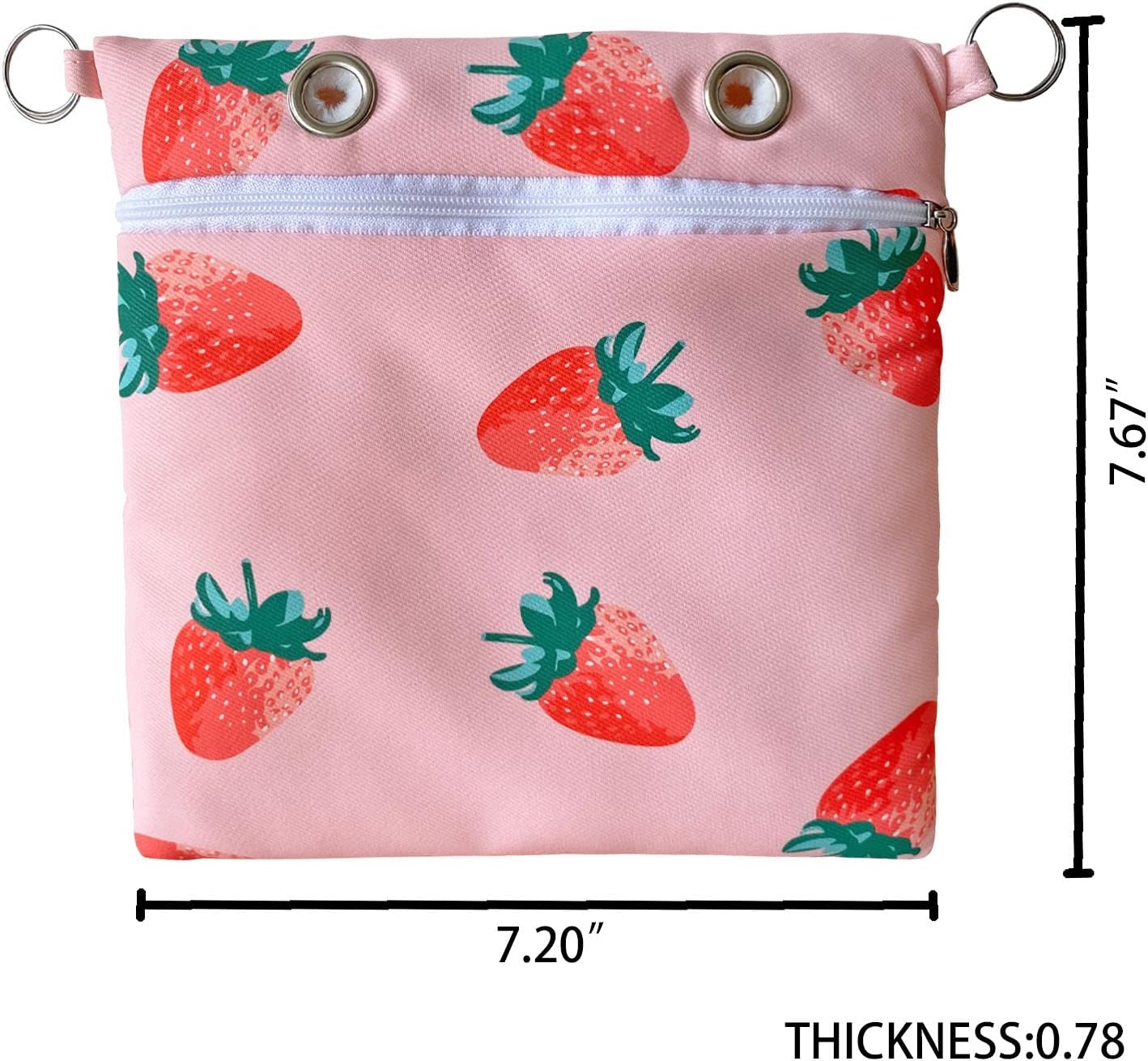 Handmade Faux Rabbit Fur Sugar Glider Bonding Carry Pouch Portable Small Animal Carrier Bag Small Animal Bonding Crossbody Strap for Hamster Rat Gerbil Other Small Pet Sleeping Bag with Vent (Pink)