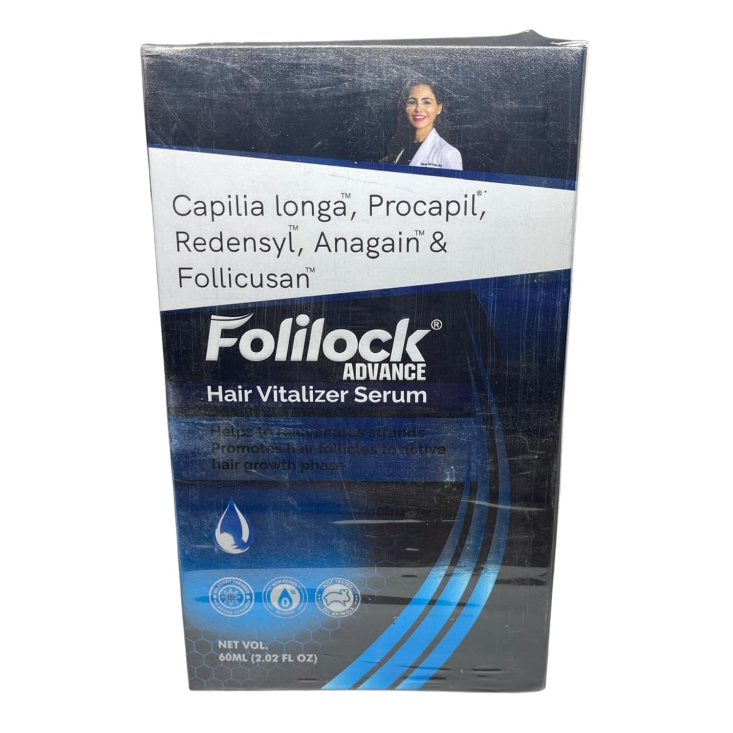 DermaShoap Folilock Advance Hair Vitalizer Serum | Hair Growth Activating for Stronger Roots & Reduced Hair Fall | Scalp Nourishing Hair Serum for Thicker, Healthier Hair for Men & Women (60ml)-image-45