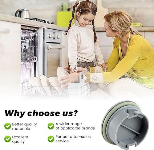 Miniatura 5 de puxyblue WD12X10206 Reemplazo de tapa de enjuague para lavavajillas G-E 1168272 AP3872948 PS1019466 EAP1019466