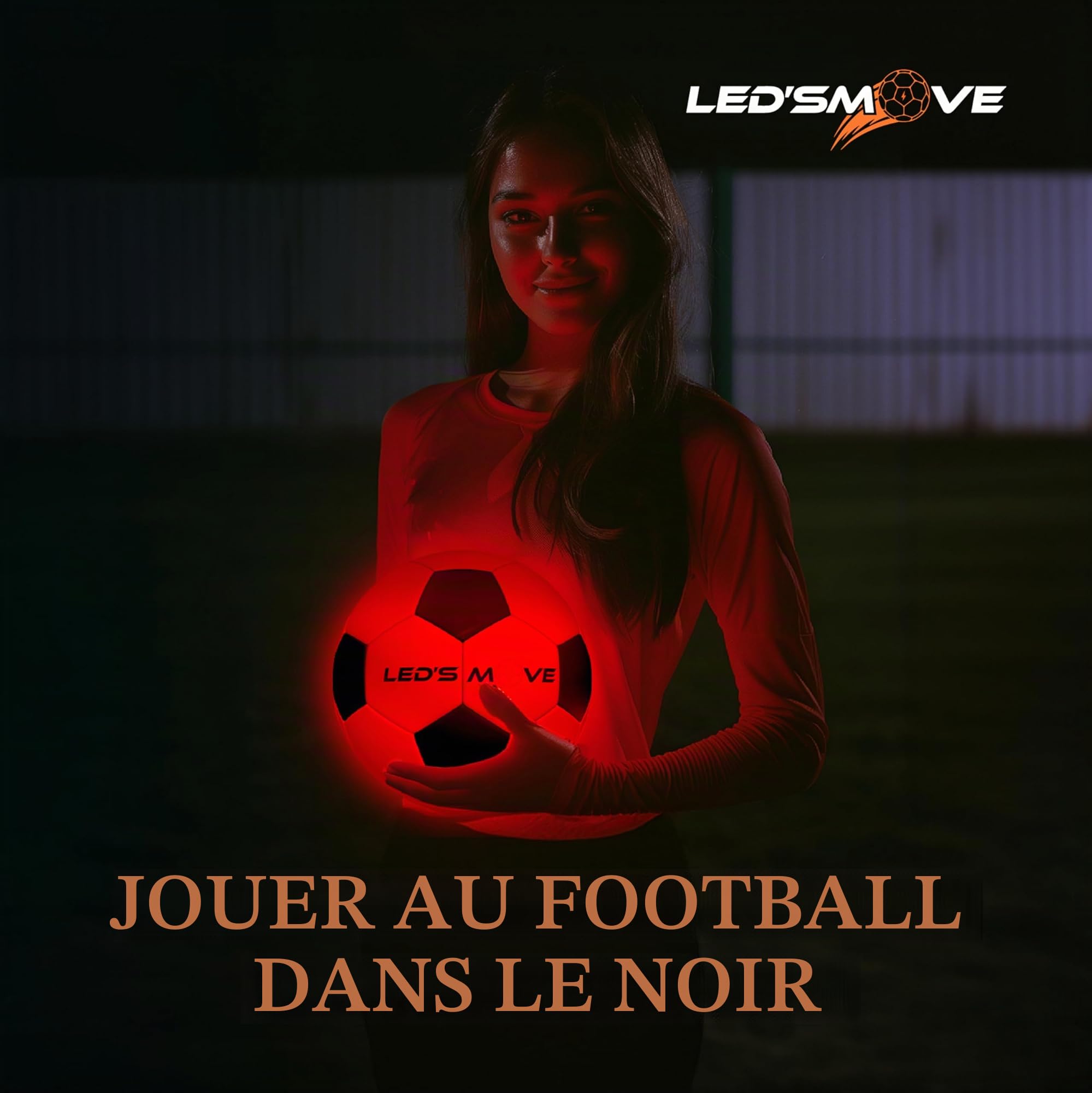 LedsMove Ballon de Football Lumineux à LED