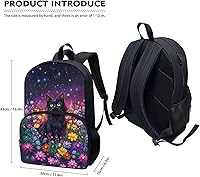 Vista 108 de American Flag Fire Galaxy Pattern Kids Backpack for Boys Girls Elementary Students Bookbag Middle School Bag Lightweight Children Travel Bag