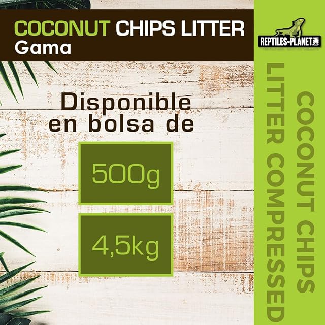 Foto 7 de 8 de Reptiles Planet Coconut Chips Litter - Sustrato de Coco para Terrario - 4,5 kg