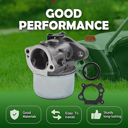 Miniatura 6 de ALL-CARB 799868 799872 Carburador con junta y junta tórica de repuesto para modelos 498170 497586 497314 698444 498254 497347 Reemplaza 790821 498255